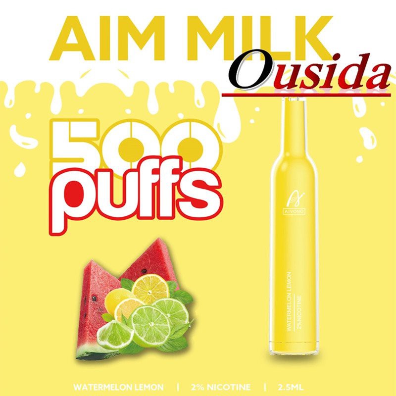 Aim milk 500 puffs electronic cigarette disposable vape1