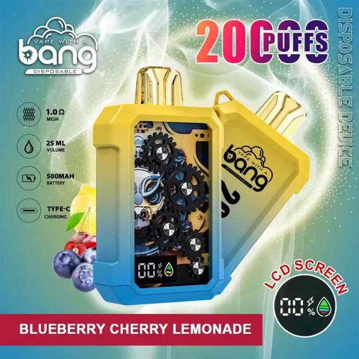 Bang 20000 パフ スクリーン使い捨てベープ
