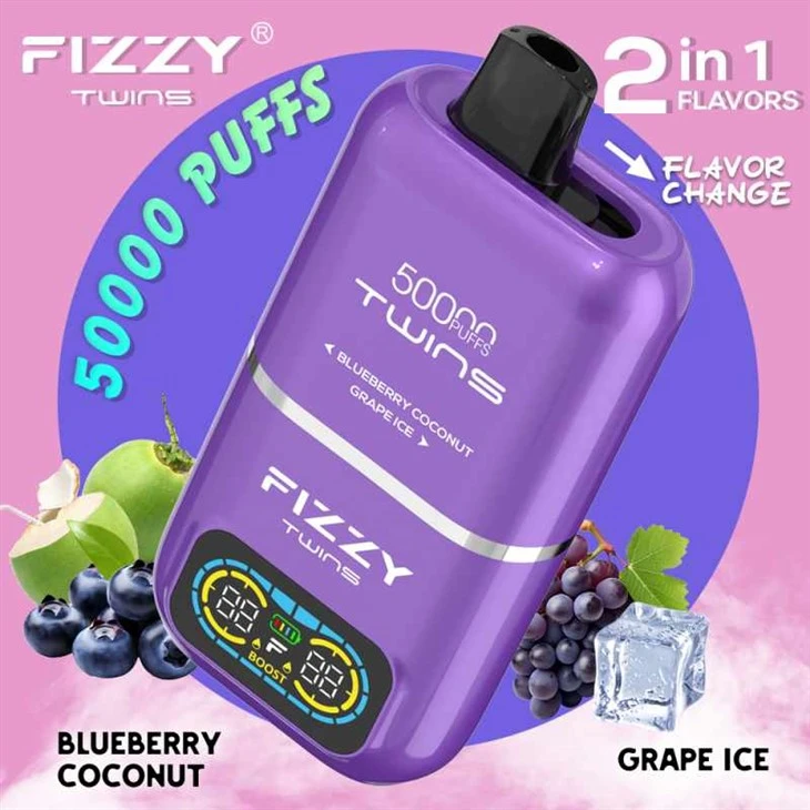 Fizzy Twins 50000パフデュアルフレーバー