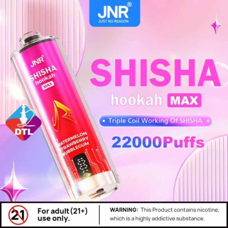 EU-French-Hot-Selling-E-Wape-Jnr-Shisha-Hookah-Max-22000-Puffs-Vape-Dtl-Triple-Mesh-1100nah-Battery-Recharge-E-Juice-Cigarette-Wholesale-Vape 6