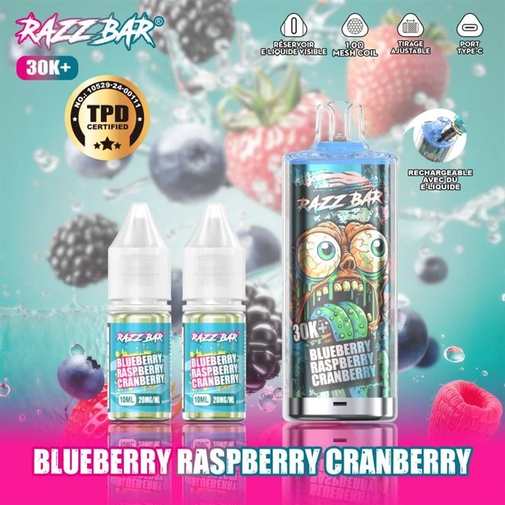 RAZZ バー 30,000+ パフ Vape