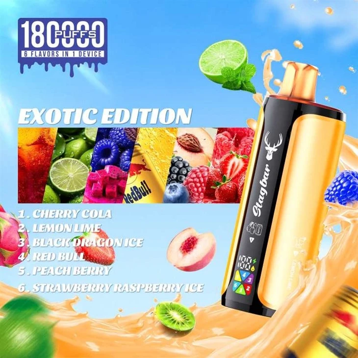 StagBar 180K 6in1 Puffs manufacturers