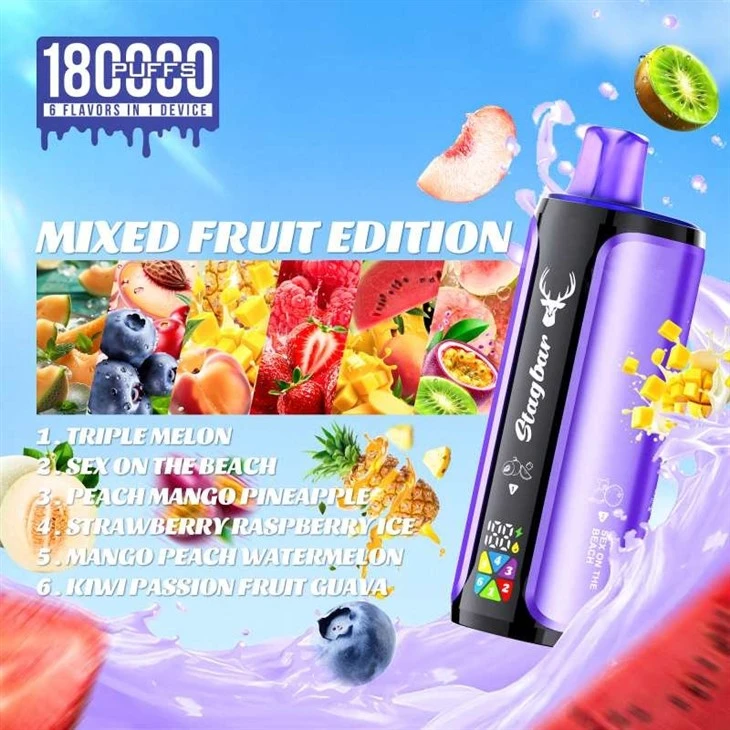 StagBar 180K 6in1 Puffs factory