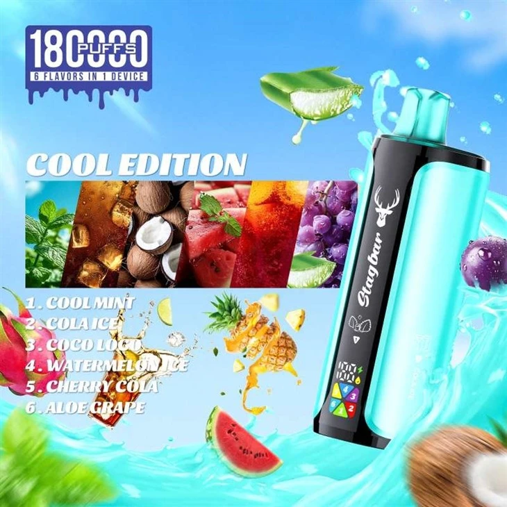 StagBar 180K 6in1 Puffs high quality