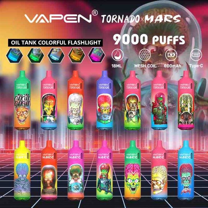 VAPEN TORNADO MARS 9000 パフ