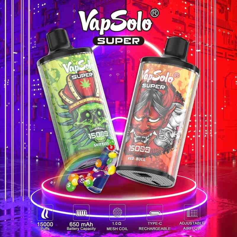 Vapsolo Super 15000パフ蒸気